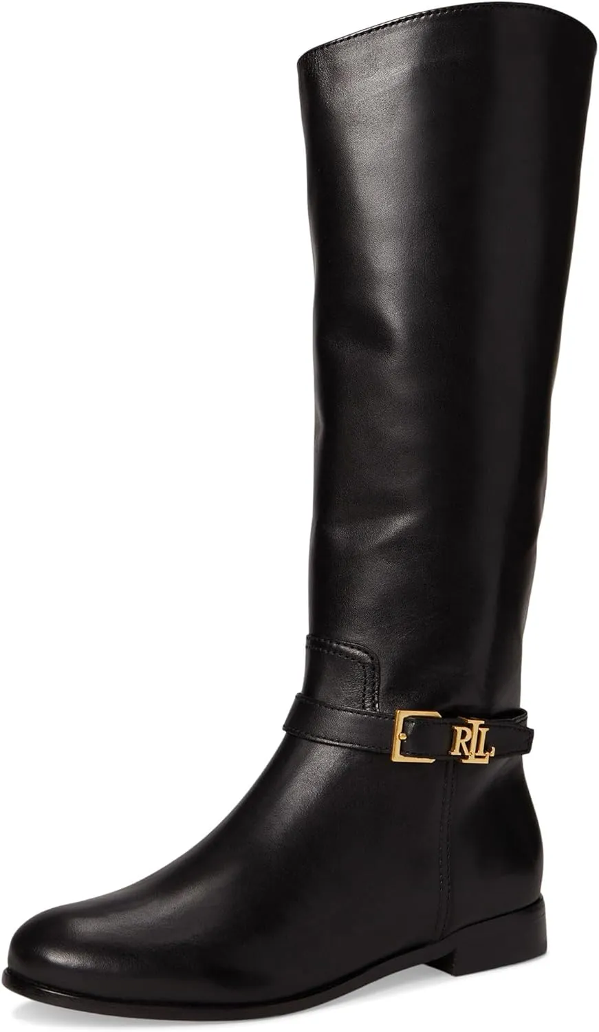 Lauren Ralph Lauren Women's Brooke Burnished Leather Riding Boot