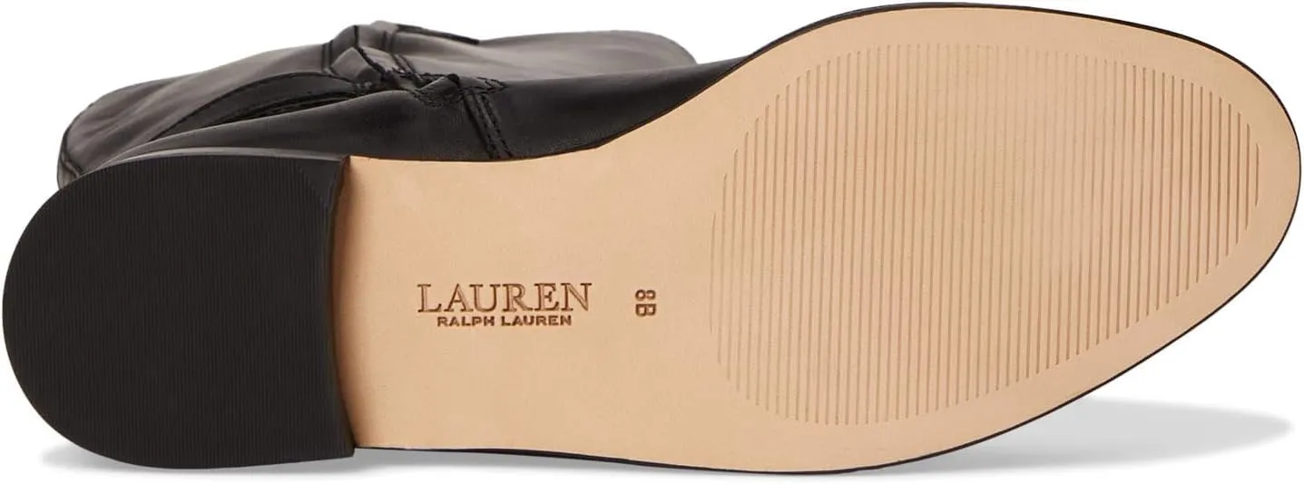 Lauren Ralph Lauren Women's Brooke Burnished Leather Riding Boot