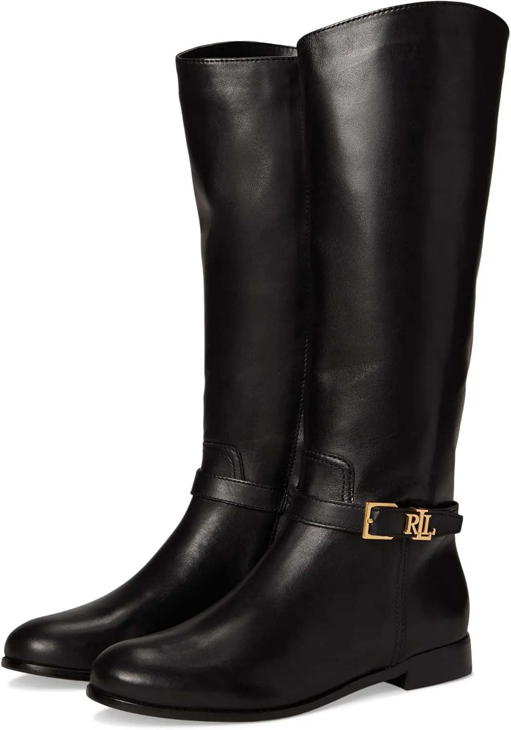 Lauren Ralph Lauren Women's Brooke Burnished Leather Riding Boot