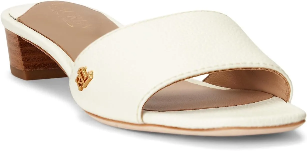 Lauren Ralph Lauren Women's Fay Tumbled Leather Sandals