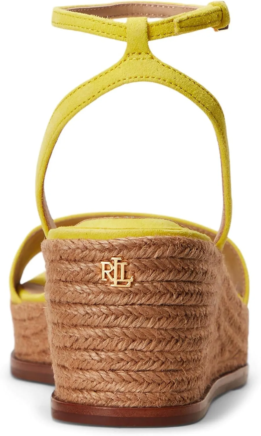 Lauren Ralph Lauren Women's Leona Suede Espadrille Wedge Sandal