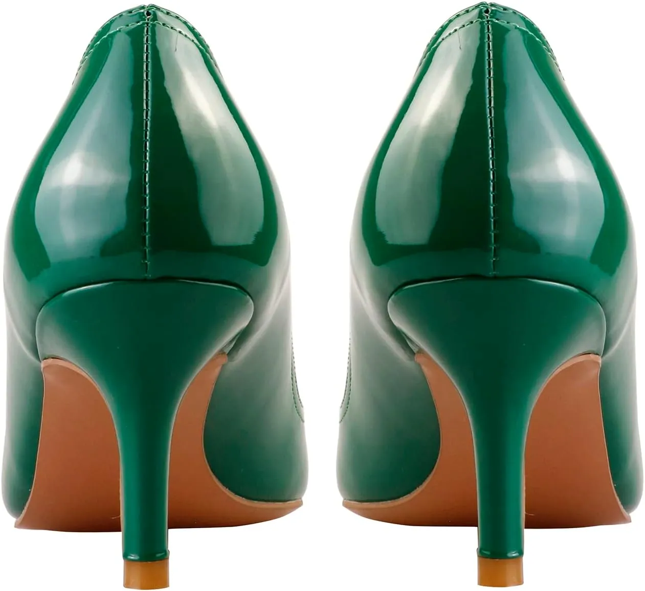LEMUTISME Women's Fashion Patent Leather Peep Toe Bow Tie Kitten Heel Dress Pumps Comfort Open Toe Slip On Low Heel Bow Summer Sandals