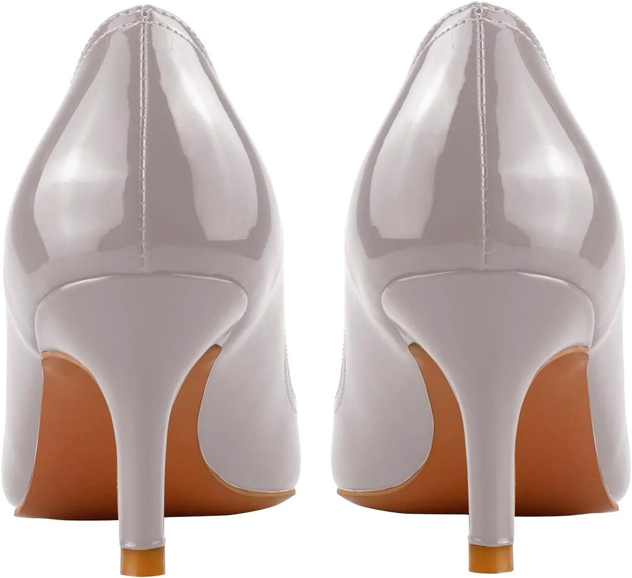 LEMUTISME Women's Fashion Patent Leather Peep Toe Bow Tie Kitten Heel Dress Pumps Comfort Open Toe Slip On Low Heel Bow Summer Sandals