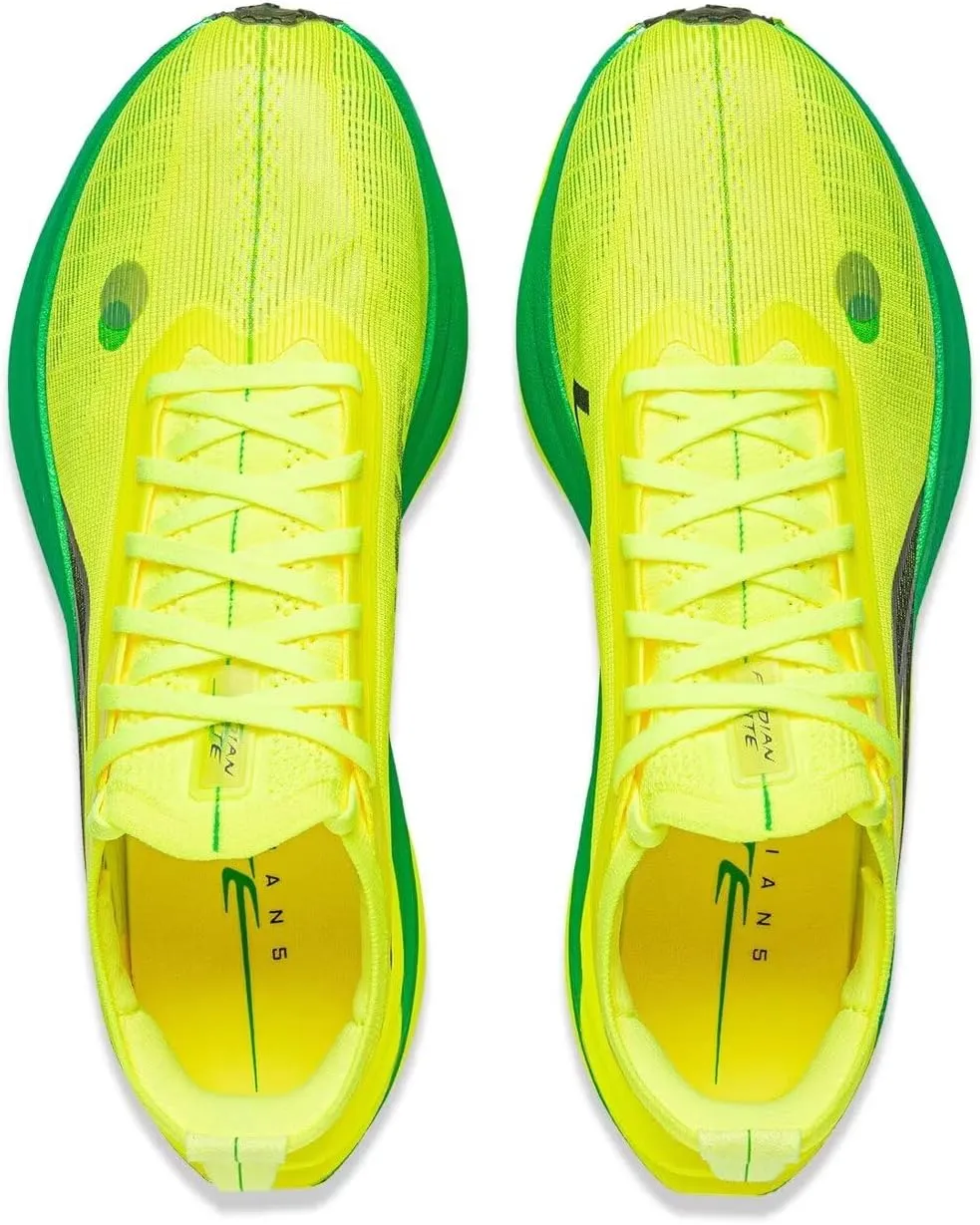 LI-NING FEIDIAN 5 Elite Men Running Shoes Boom Fiber Lightweight High Rebound Sport Racing Training Sneakers ARMV003