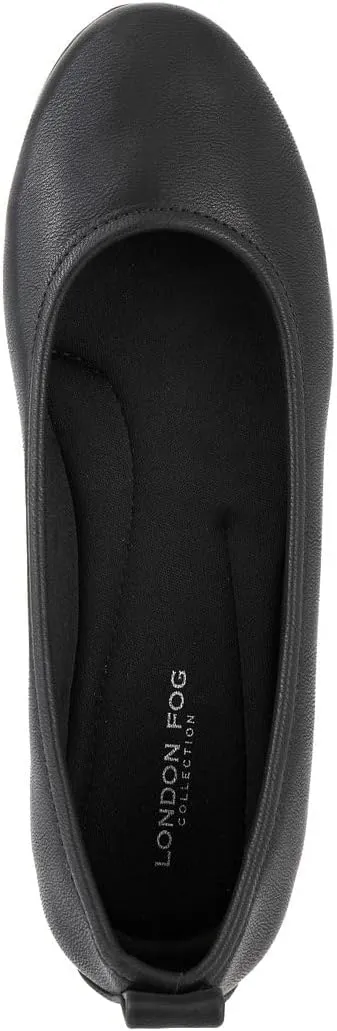 LONDON FOG Womens Baden Ballet Flats Comfortable Everyday Ballet Shoes for Women