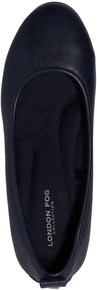 LONDON FOG Womens Baden Ballet Flats Comfortable Everyday Ballet Shoes for Women