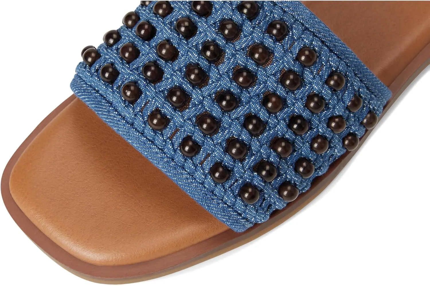 Lucky Brand Women's Gidya Beaded Flat Sandals