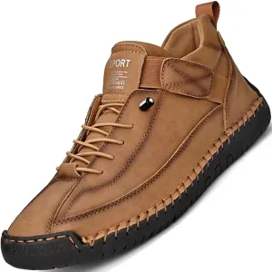 LZDZN Mens Leather Shoes for Men Loafers Casual Dress Driving Men's Boat Black Brown Khaki Blue Green Big Size Male Handmade Fashion