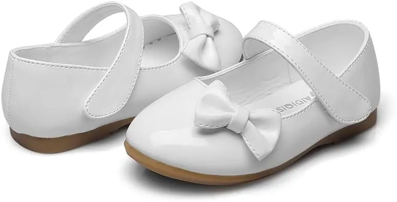 Mary Jane Flats for Girls Princess Ballet Dress Shoes for Wedding Birthday Party School