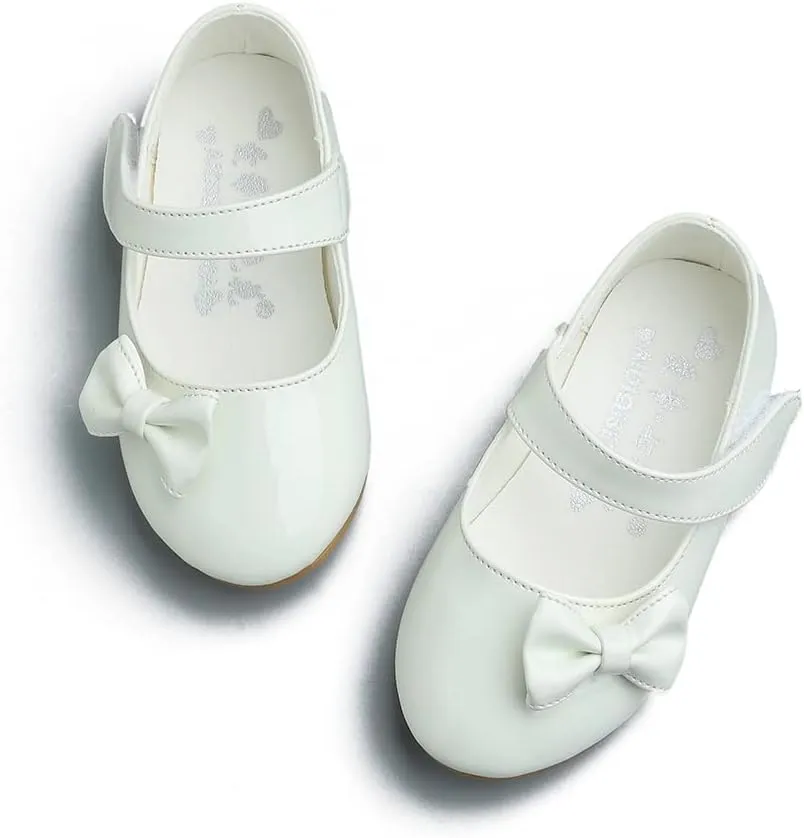 Mary Jane Flats for Girls Princess Ballet Dress Shoes for Wedding Birthday Party School