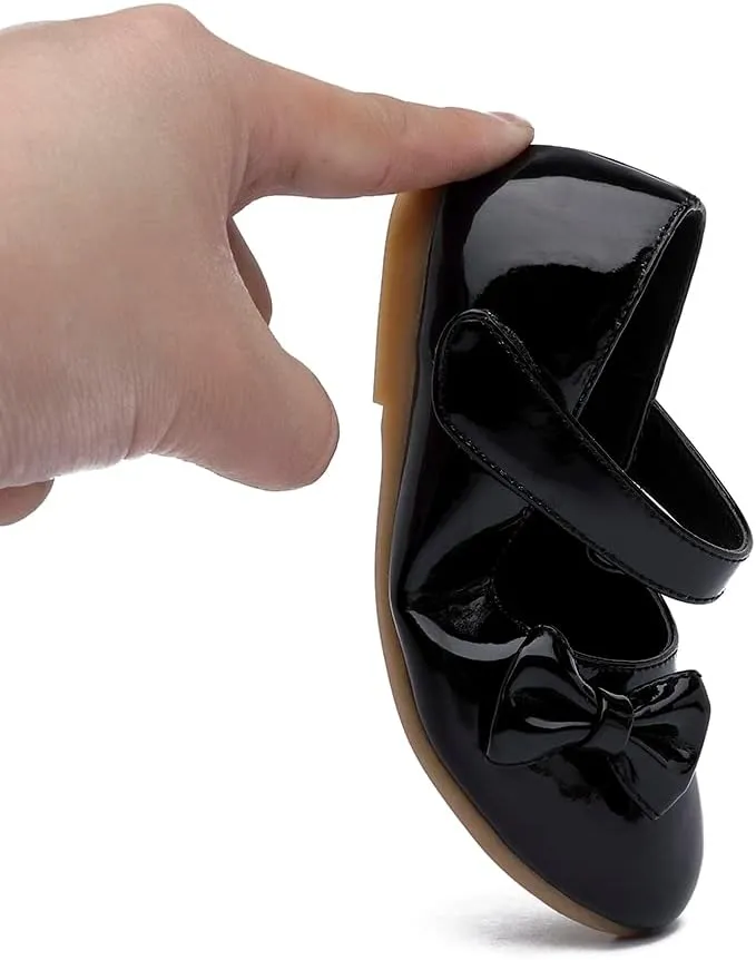 Mary Jane Flats for Girls Princess Ballet Dress Shoes for Wedding Birthday Party School
