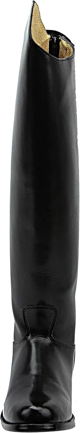 MB-3 Men's Man Horse Riding Mounted Police Patrol Tall Boots with Back Zipper Equestrian Color Black