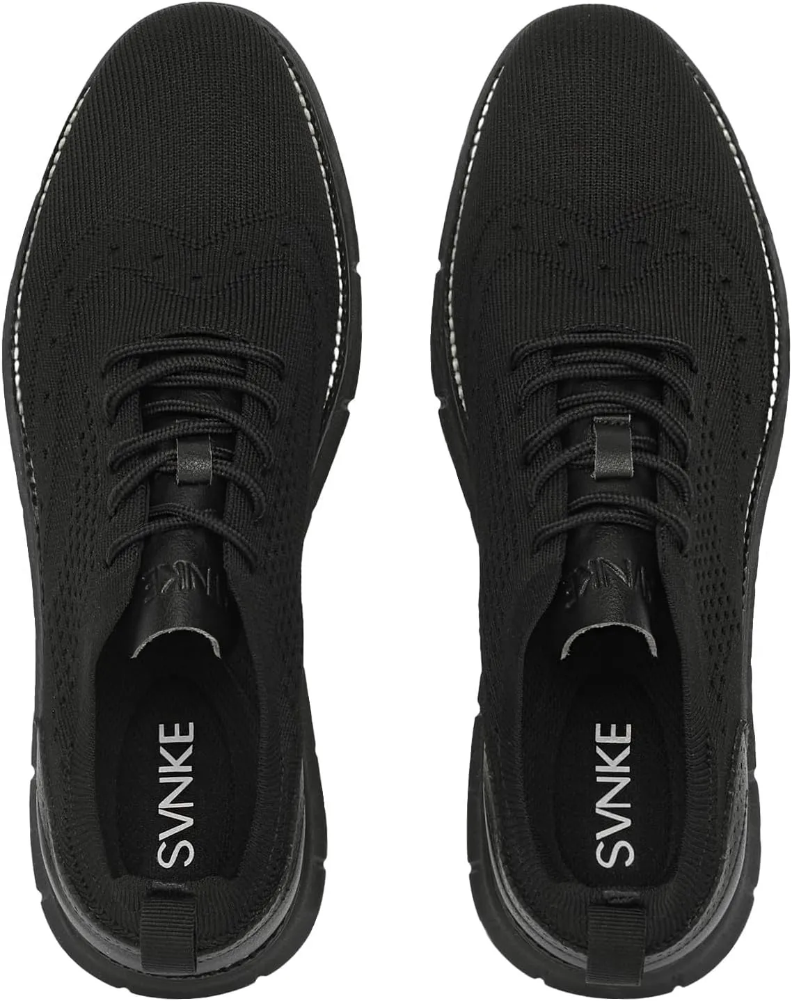 Men's Casual Dress Oxfords Shoes Breathable Knit Leisure Fashion Sneakers Lightweight Comfortable Walking Shoes
