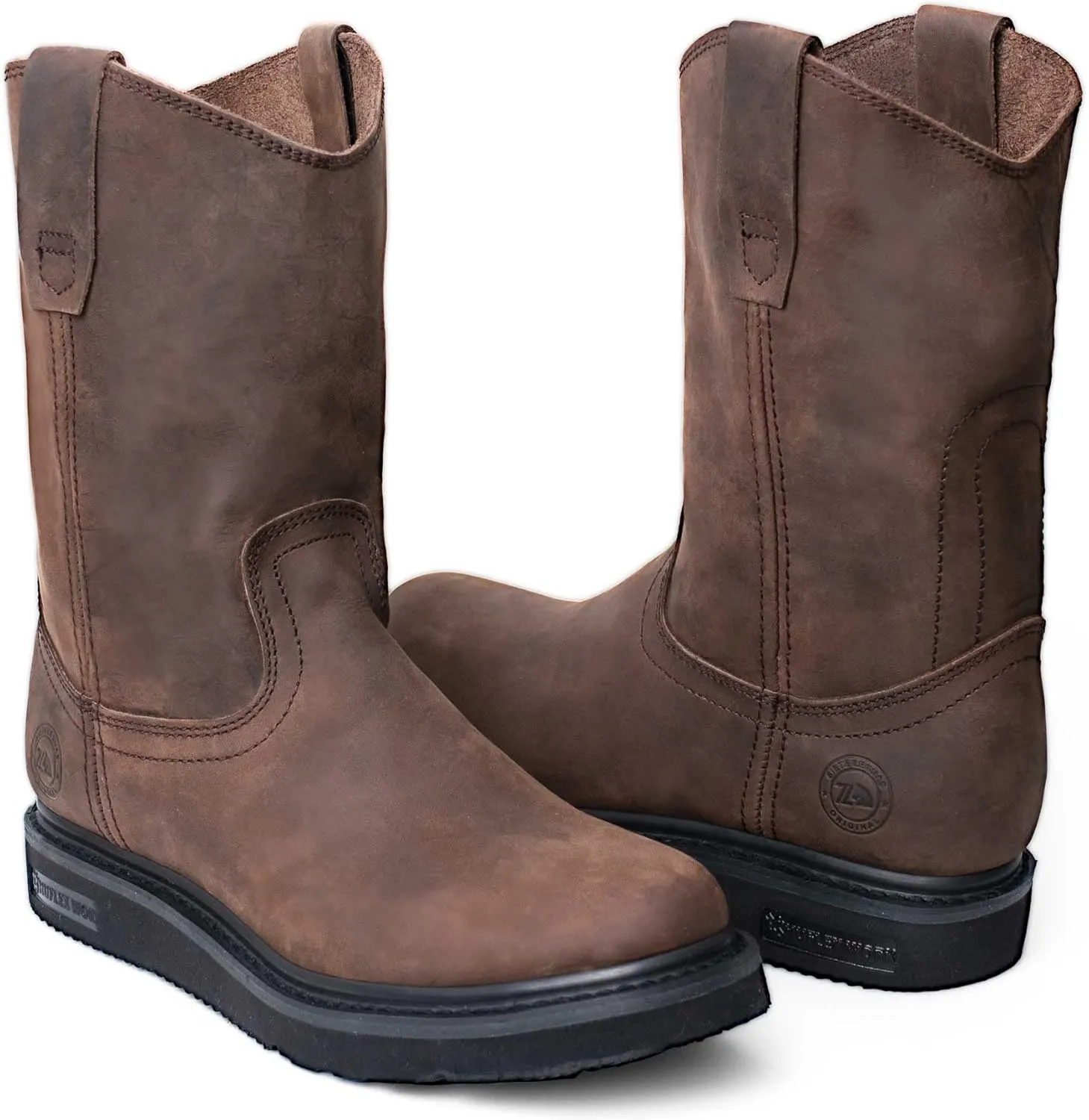 Men's Leather Wellington Boot Light and Tough with Oil Resistant Sole style 2222