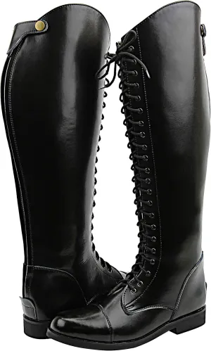 Mens Man Florance Field Horse Riding Boots Stylish Fashion Equestrian Black