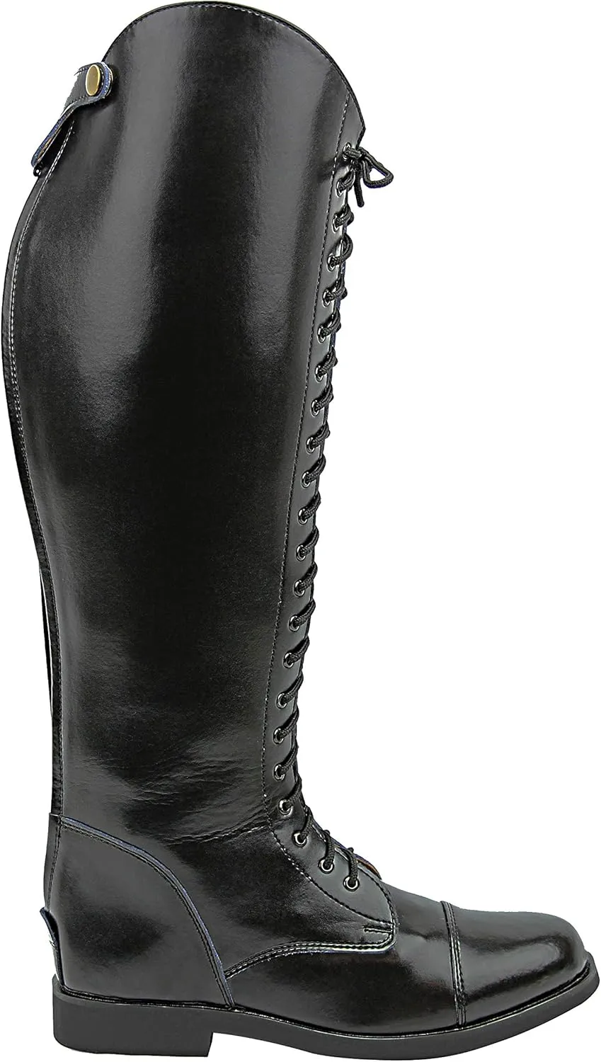 Mens Man Florance Field Horse Riding Boots Stylish Fashion Equestrian Black