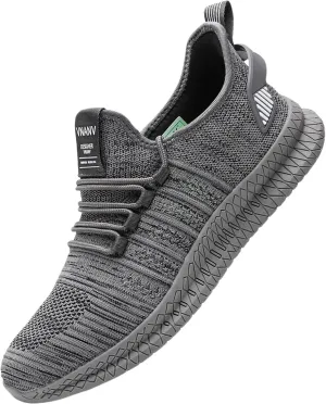 Men's Running Shoes - Lightweight Athletic Sneakers with Breathable Mesh, Non-Slip Sole for Gym, Walking, and Daily Wear - Available in Sizes 14-18