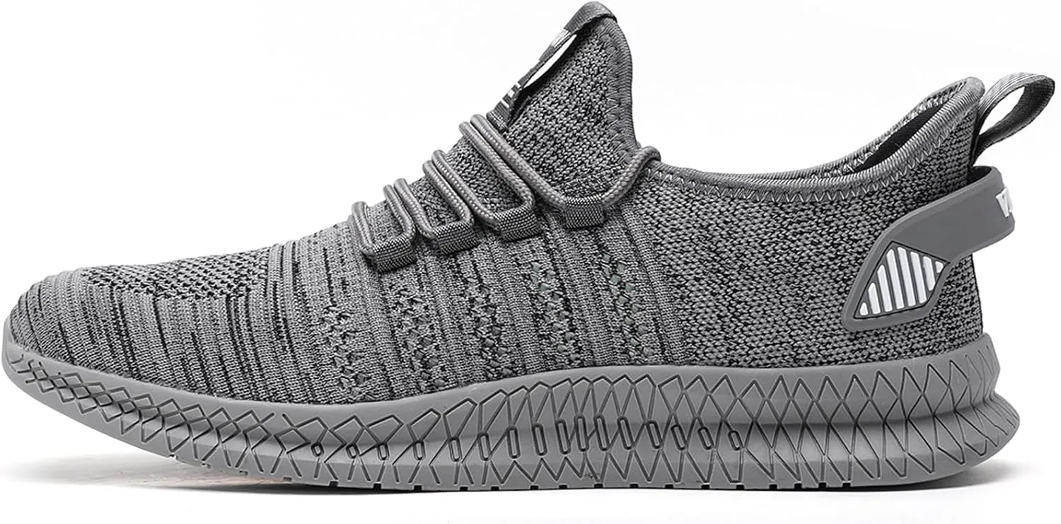 Men's Running Shoes - Lightweight Athletic Sneakers with Breathable Mesh, Non-Slip Sole for Gym, Walking, and Daily Wear - Available in Sizes 14-18