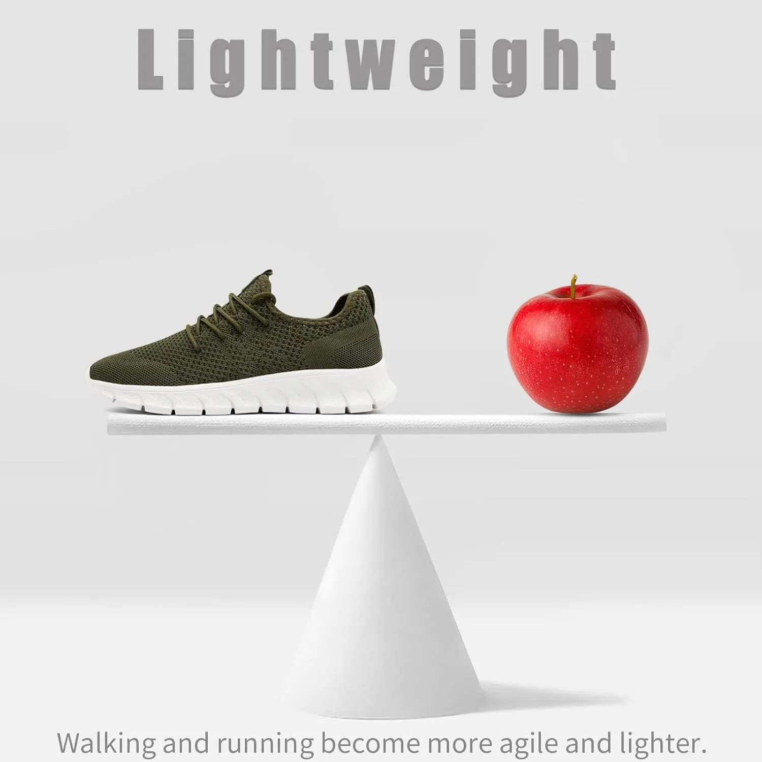 Mens Running Shoes Slip On Tennis Walking Sneakers Workout Athletic Lightweight Casual Sport Shoes