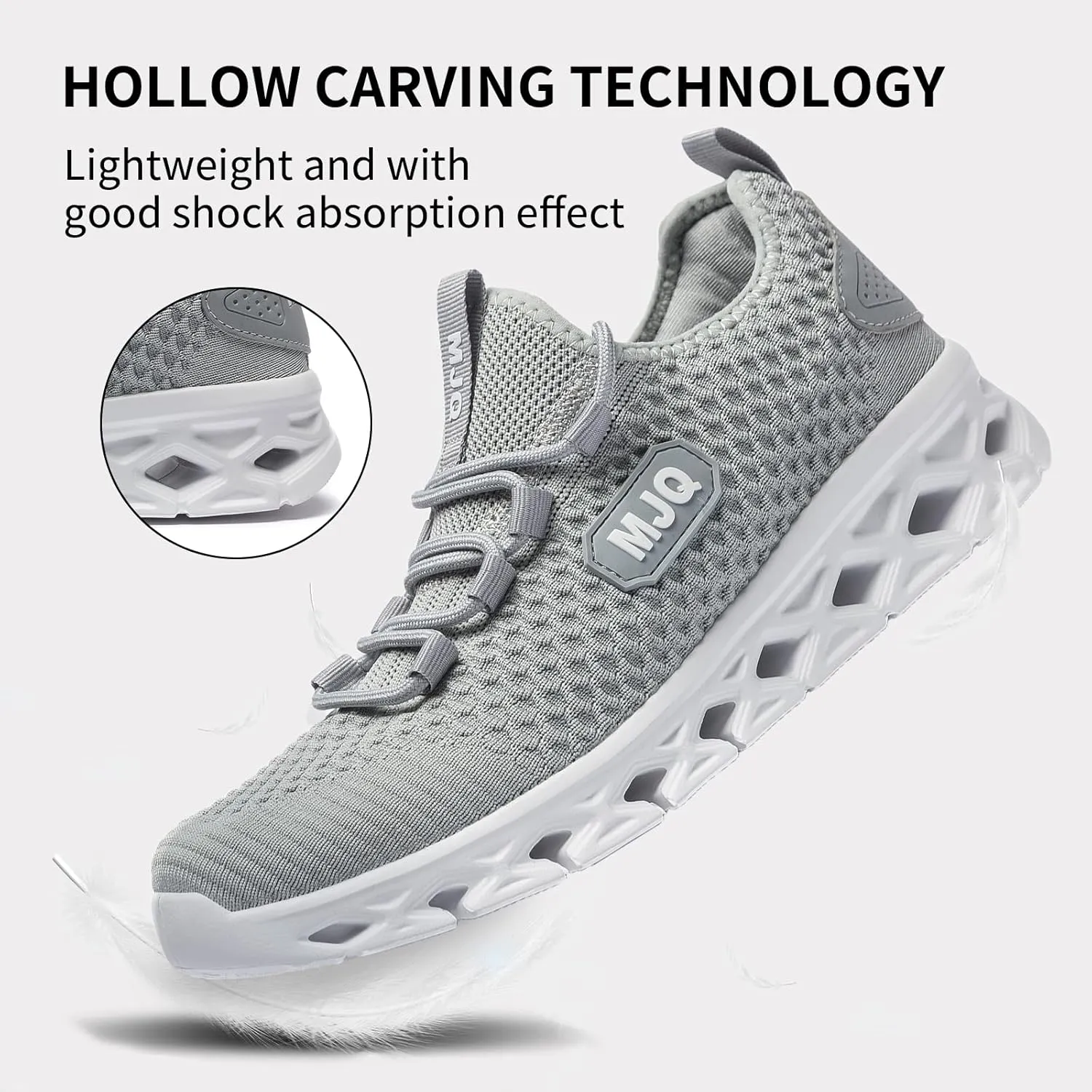 Men's Slip on Breathable Walking Shoes Ultra Lightweight Casual Sport Fashion Sneakers Running Shoes