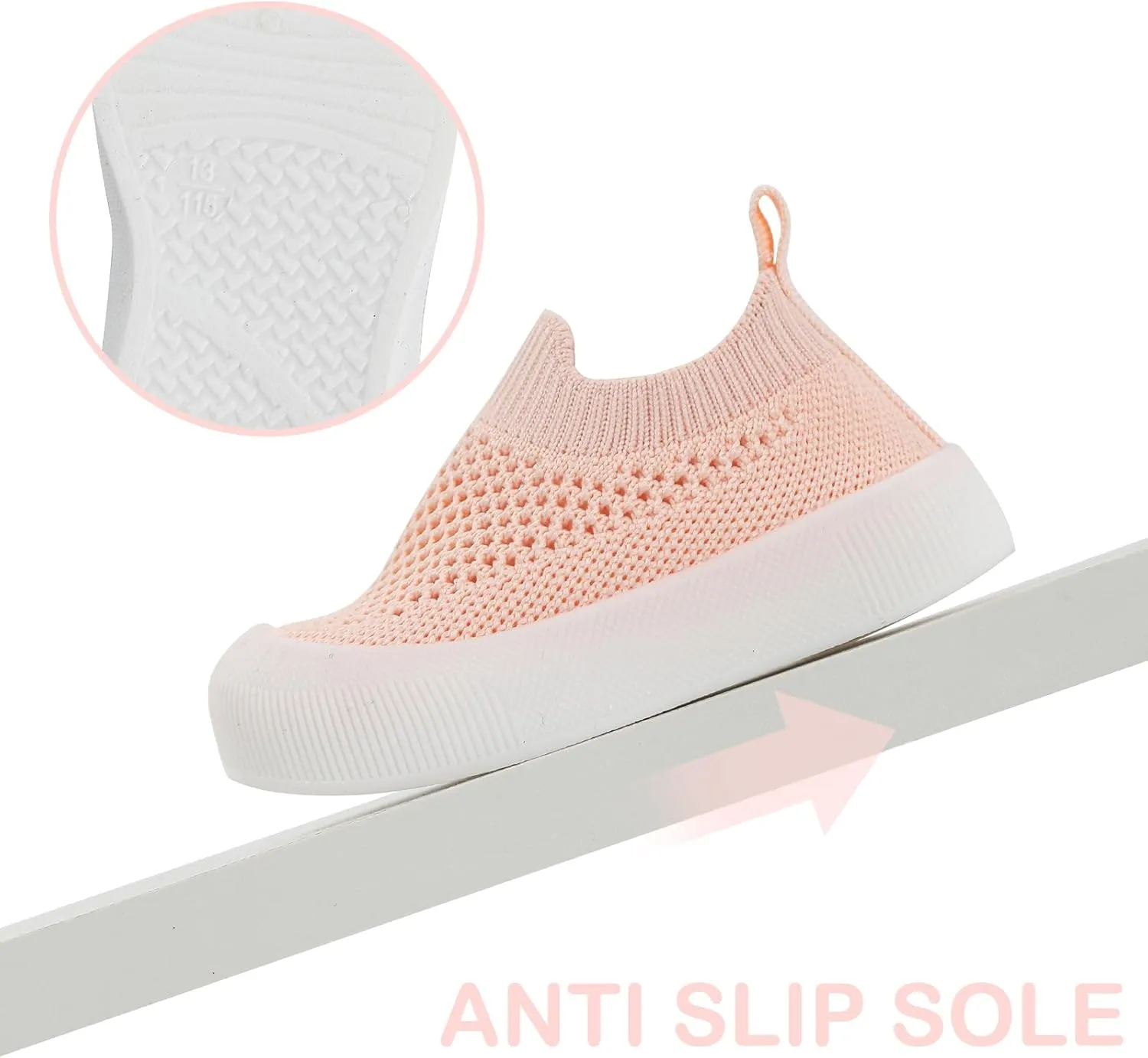 MK MATT KEELY Baby Shoes Boys Girls First Walkers Shoes Toddler Breathable Non-Slip Sneakers Infant Lightweight Tennis Shoes