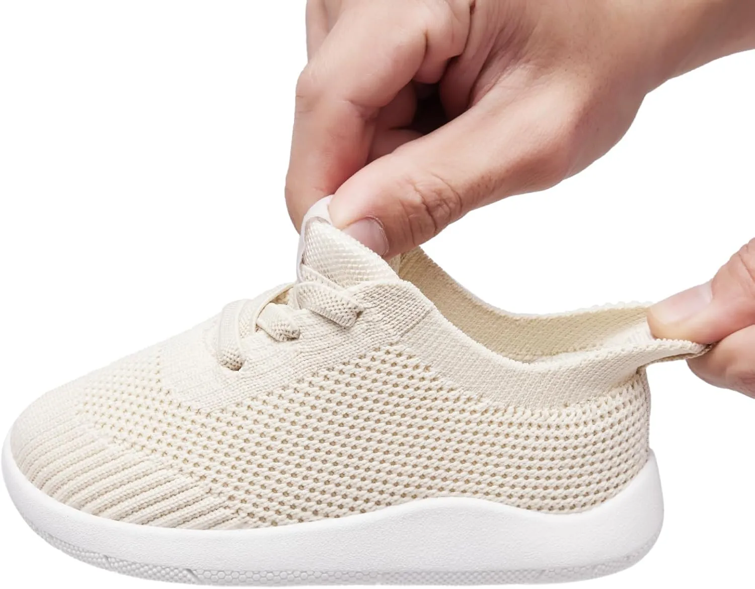 MORENDL Toddler Wide Toe Box Barefoot Shoes Baby First Walking Shoes Boys Girls Non-Slip Zero Drop Minimalist Sneakers