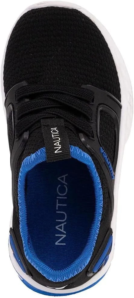 Nautica Kids Athletic Slip-On Sneakers - Comfortable Bungee Running Shoes for Boys and Girls - Stylish and Supportive Footwear for Active Kids (Big Kid/Little Kid/Toddler)