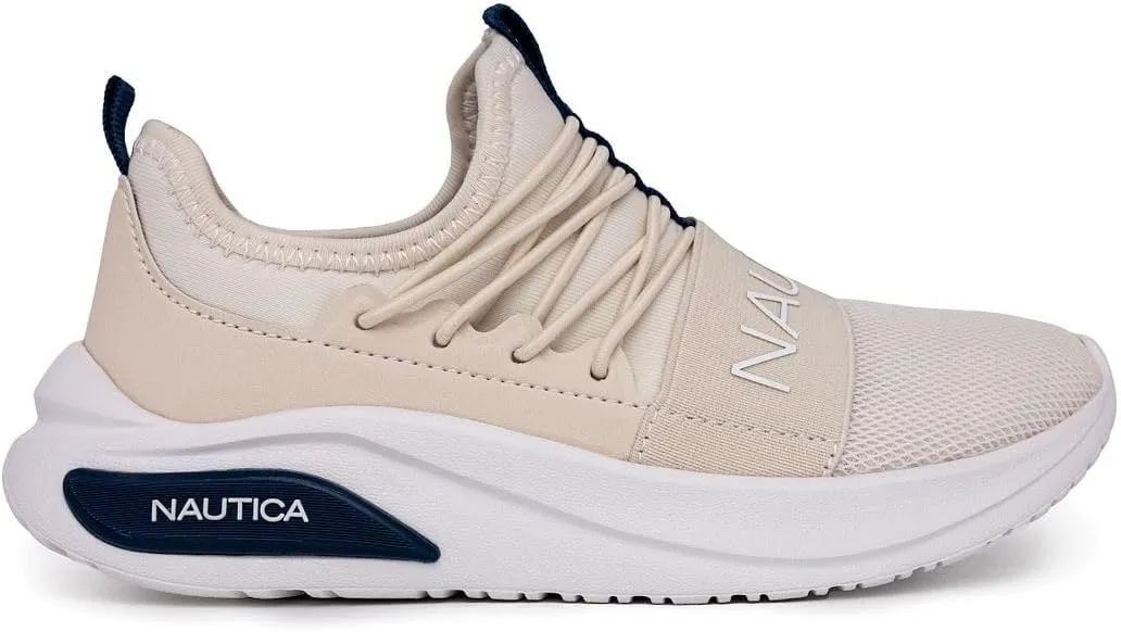 Nautica Kids Athletic Slip-On Sneakers - Comfortable Bungee Running Shoes for Boys and Girls - Stylish and Supportive Footwear for Active Kids (Big Kid/Little Kid/Toddler)