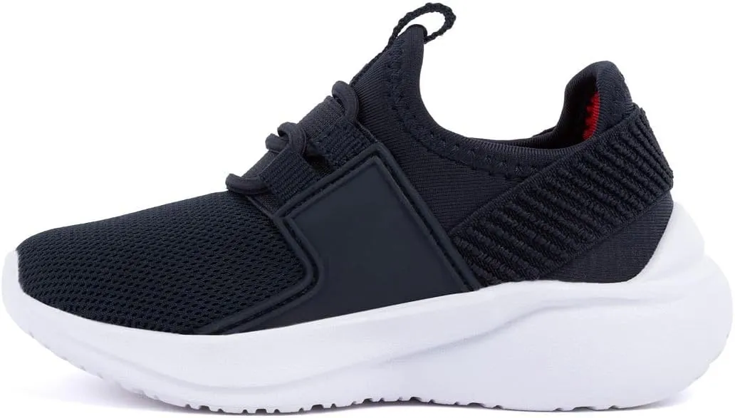 Nautica Kids Athletic Slip-On Sneakers - Comfortable Bungee Running Shoes for Boys and Girls - Stylish and Supportive Footwear for Active Kids (Big Kid/Little Kid/Toddler)