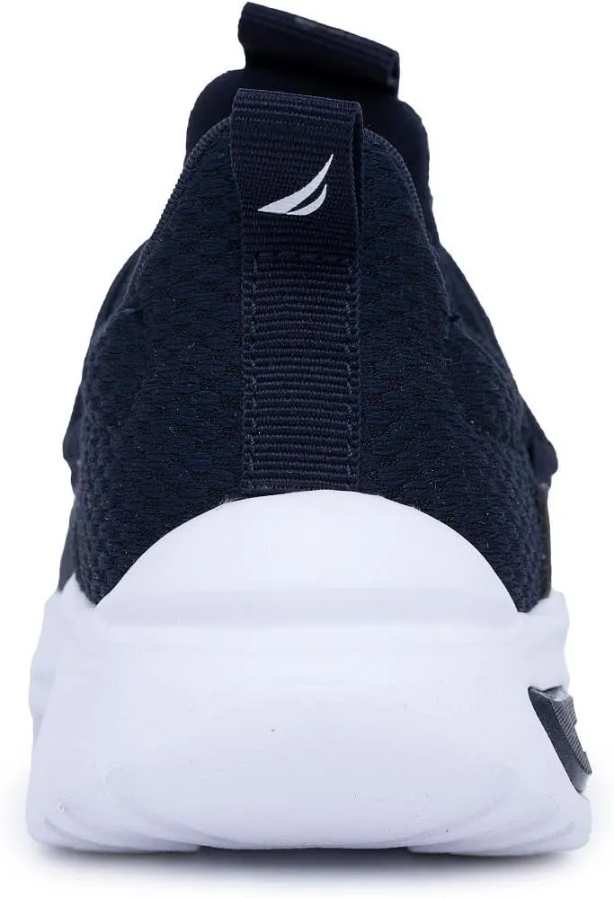 Nautica Kids Athletic Slip-On Sneakers - Comfortable Bungee Running Shoes for Boys and Girls - Stylish and Supportive Footwear for Active Kids (Big Kid/Little Kid/Toddler)