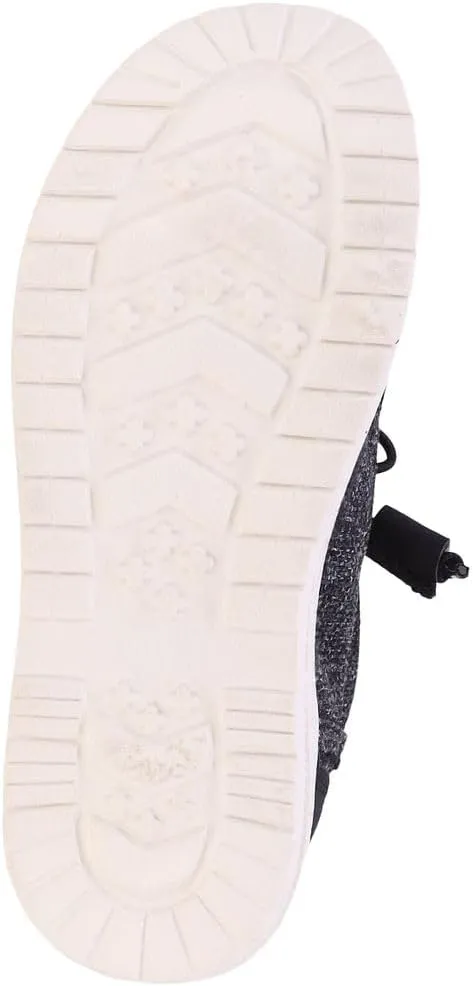 NAUTICA Kids Boys Youth Comfort Loafers, Lace-Up Boat Shoe, Lightweight Casual Stretch Sneaker-Little Kid/Big Kid Rushford