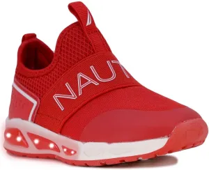 Nautica Kids Light Up Flashing Sneaker Athletic Running Shoes Lace-Up/Bungee/Slip-on |Boy - Girl|(Little Kid/Big Kid) Kappil Parks Neave Lights