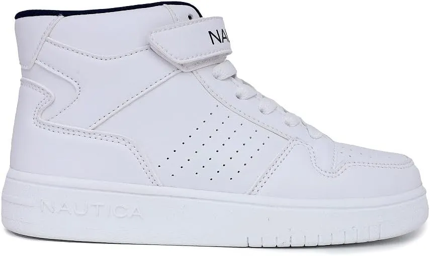 Nautica Kids Sneaker: Lace-Up Fashion Shoe with Boot-Like High Top Design for Boys and Girls (Big Kid/Little Kid Sizes) - Horizon