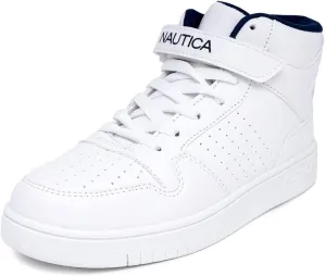 Nautica Kids Sneaker: Lace-Up Fashion Shoe with Boot-Like High Top Design for Boys and Girls (Big Kid/Little Kid Sizes) - Horizon