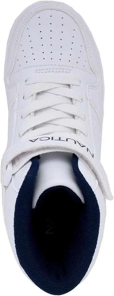 Nautica Kids Sneaker: Lace-Up Fashion Shoe with Boot-Like High Top Design for Boys and Girls (Big Kid/Little Kid Sizes) - Horizon