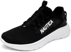 Nautica Mens Running Sneakers Sport Fashion Lace-Up Athletic Soft Shoes for Gym Tennis Men – Cushioned, Breathable, Lightweight & Comfortable