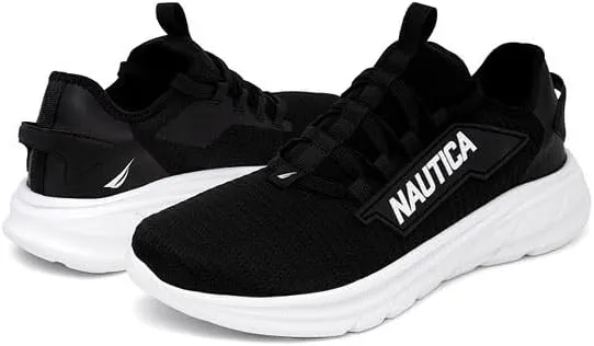 Nautica Mens Running Sneakers Sport Fashion Lace-Up Athletic Soft Shoes for Gym Tennis Men – Cushioned, Breathable, Lightweight & Comfortable
