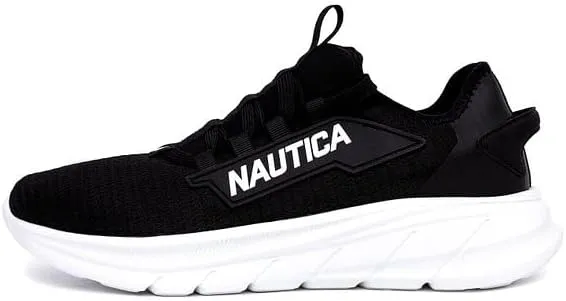Nautica Mens Running Sneakers Sport Fashion Lace-Up Athletic Soft Shoes for Gym Tennis Men – Cushioned, Breathable, Lightweight & Comfortable