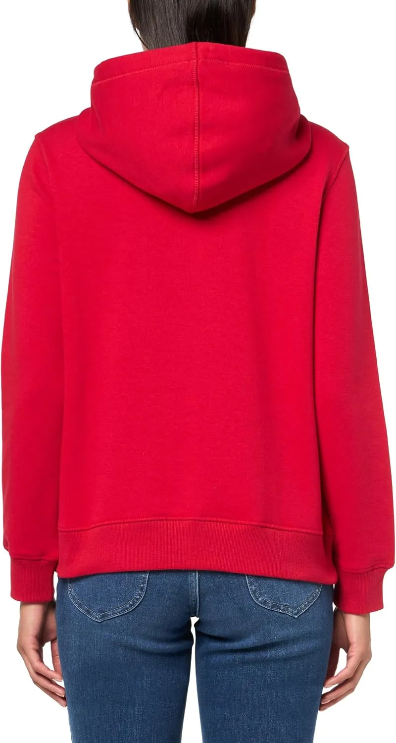 Nautica Women's Pullover Logo Hoodie Sweatshirt