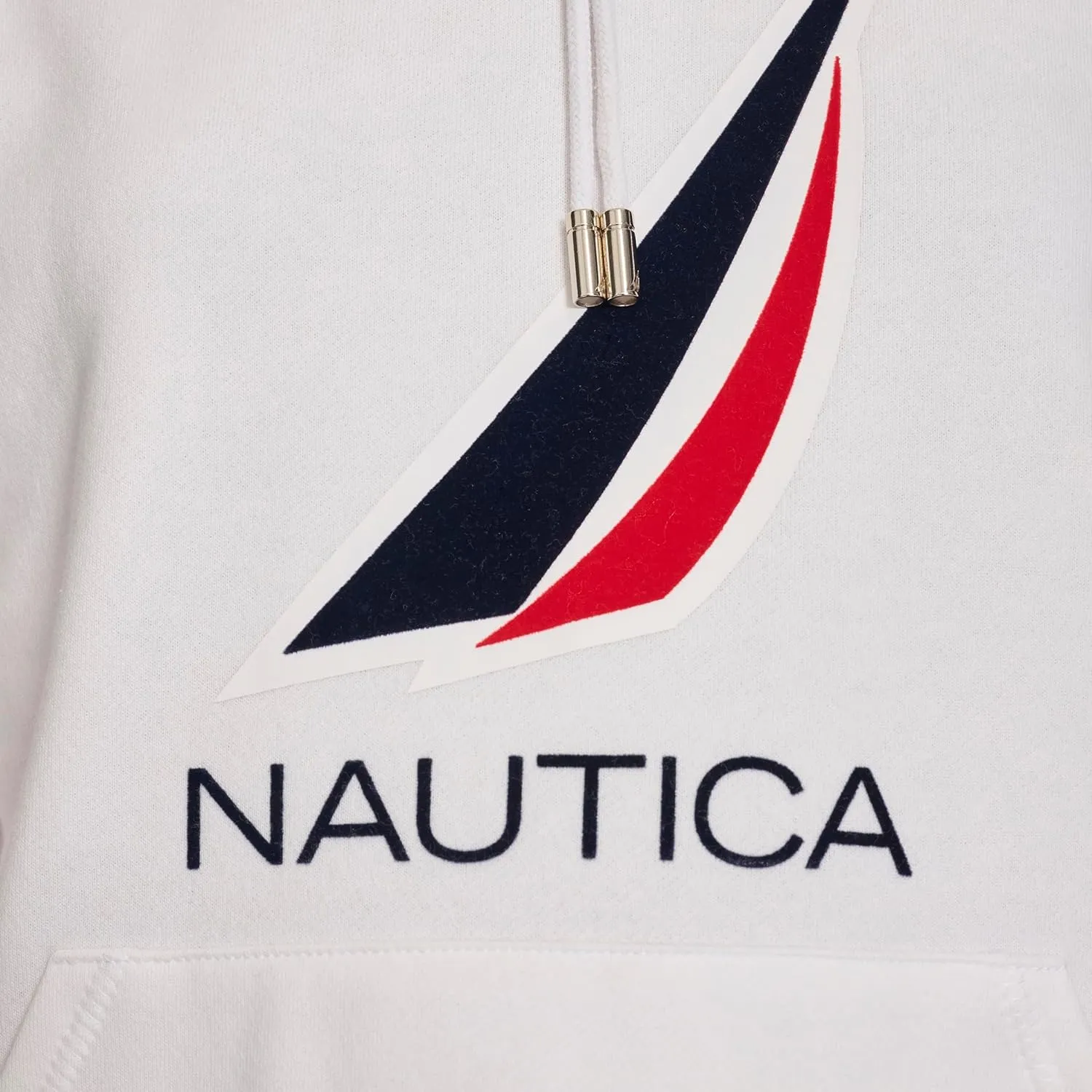 Nautica Women's Pullover Logo Hoodie Sweatshirt