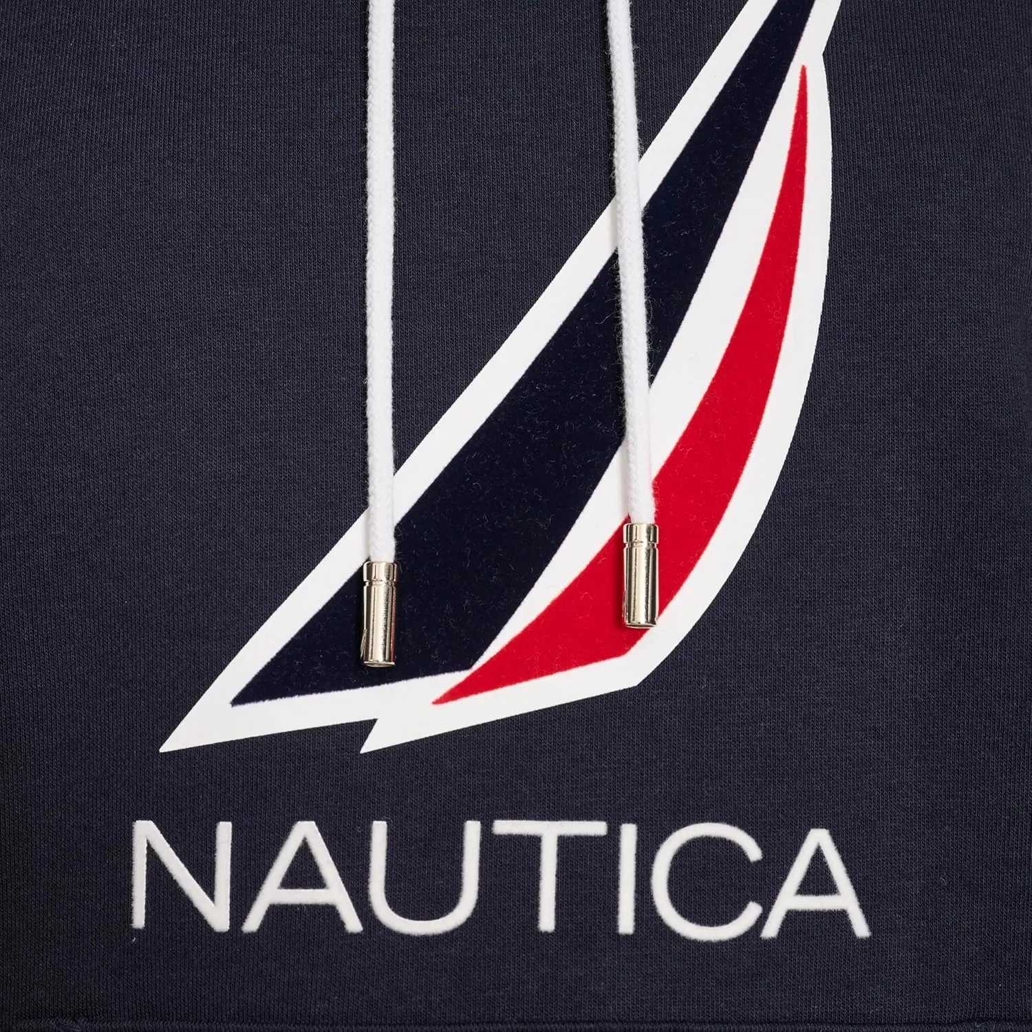 Nautica Women's Pullover Logo Hoodie Sweatshirt