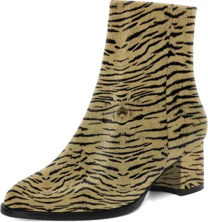 NUMALEO Womens Patent Evening Fashion Zip Round Toe Chunky Low Heel Ankle High Boots 2 Inch