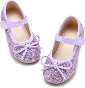 Otter MOMO Toddler/Little Girls Mary Jane Ballerina Flats Shoes Slip-on School Party Dress Shoes