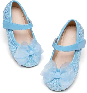 Otter MOMO Toddler/Little Girls Mary Jane Ballerina Flats Shoes Slip-on School Party Dress Shoes