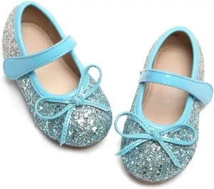 Otter MOMO Toddler/Little Girls Mary Jane Ballerina Flats Shoes Slip-on School Party Dress Shoes