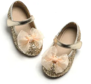 Otter MOMO Toddler/Little Girls Mary Jane Ballerina Flats Shoes Slip-on School Party Dress Shoes