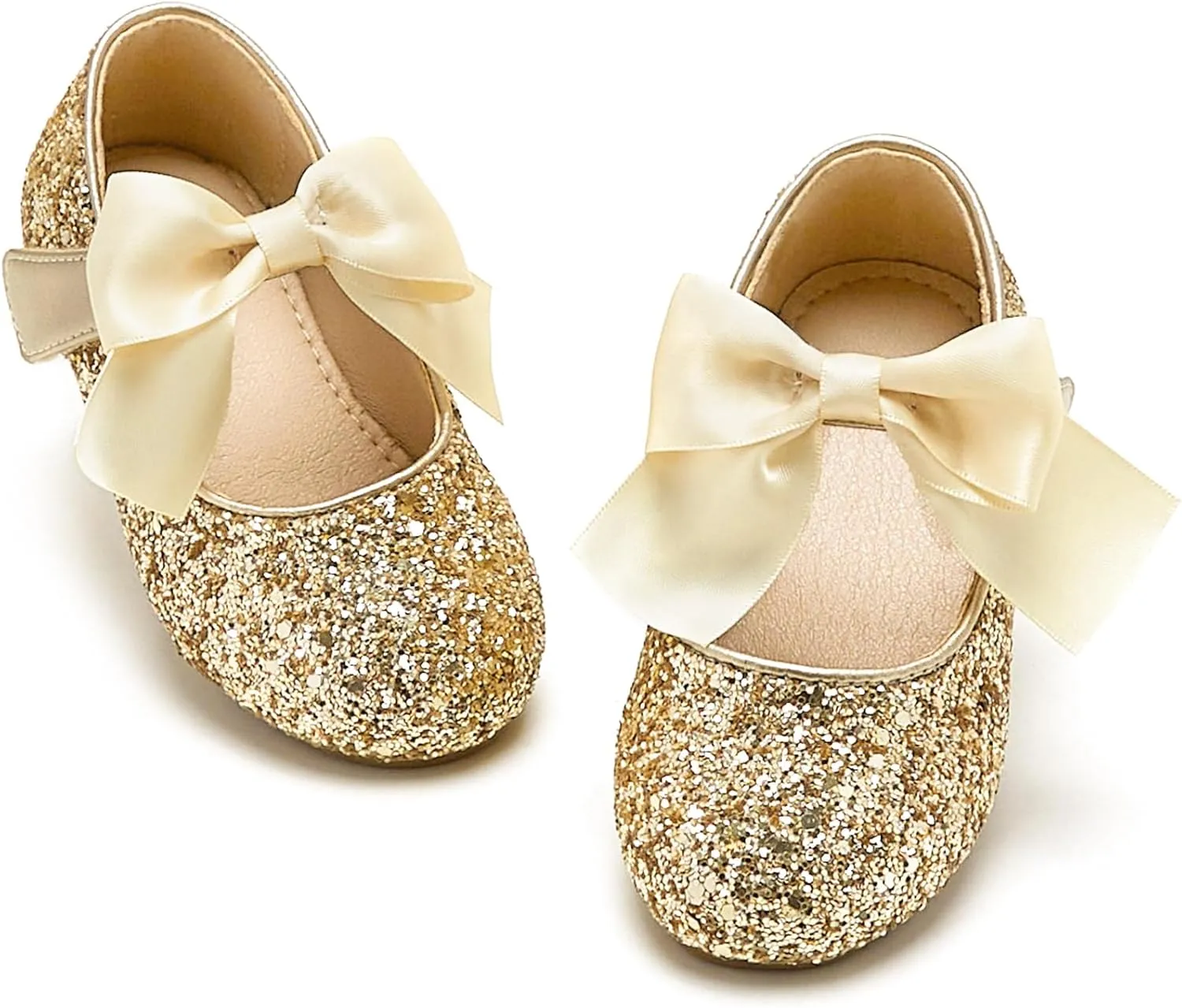Otter MOMO Toddler/Little Girls Mary Jane Ballerina Flats Shoes Slip-on School Party Dress Shoes