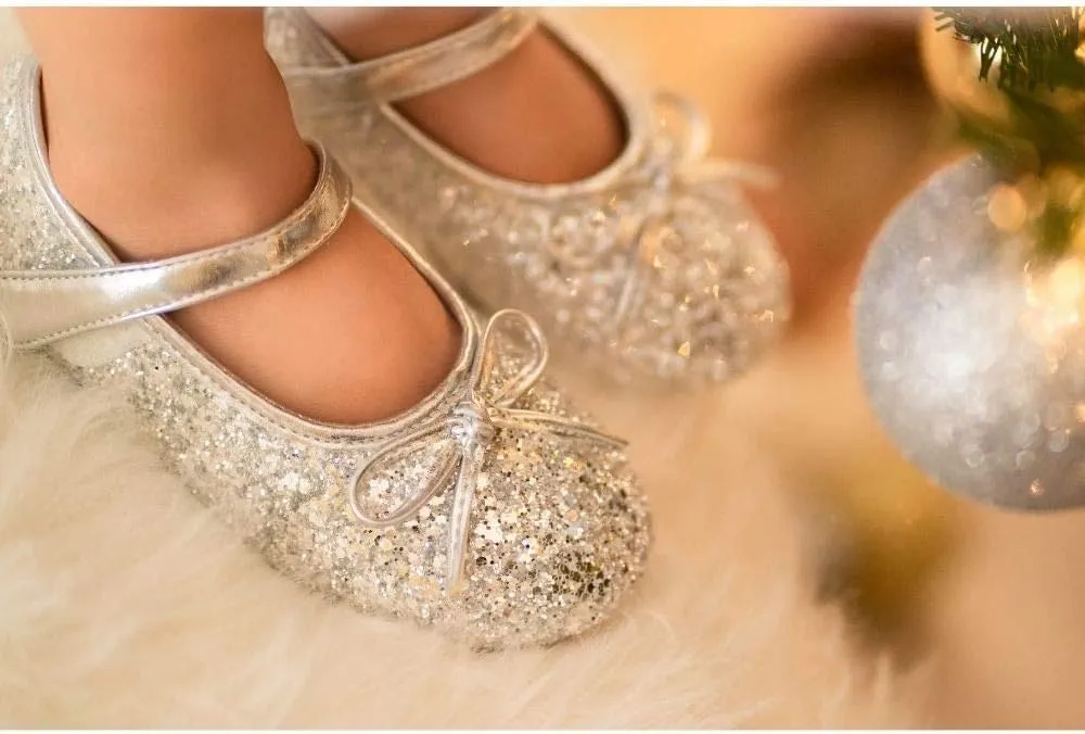 Otter MOMO Toddler/Little Girls Mary Jane Ballerina Flats Shoes Slip-on School Party Dress Shoes