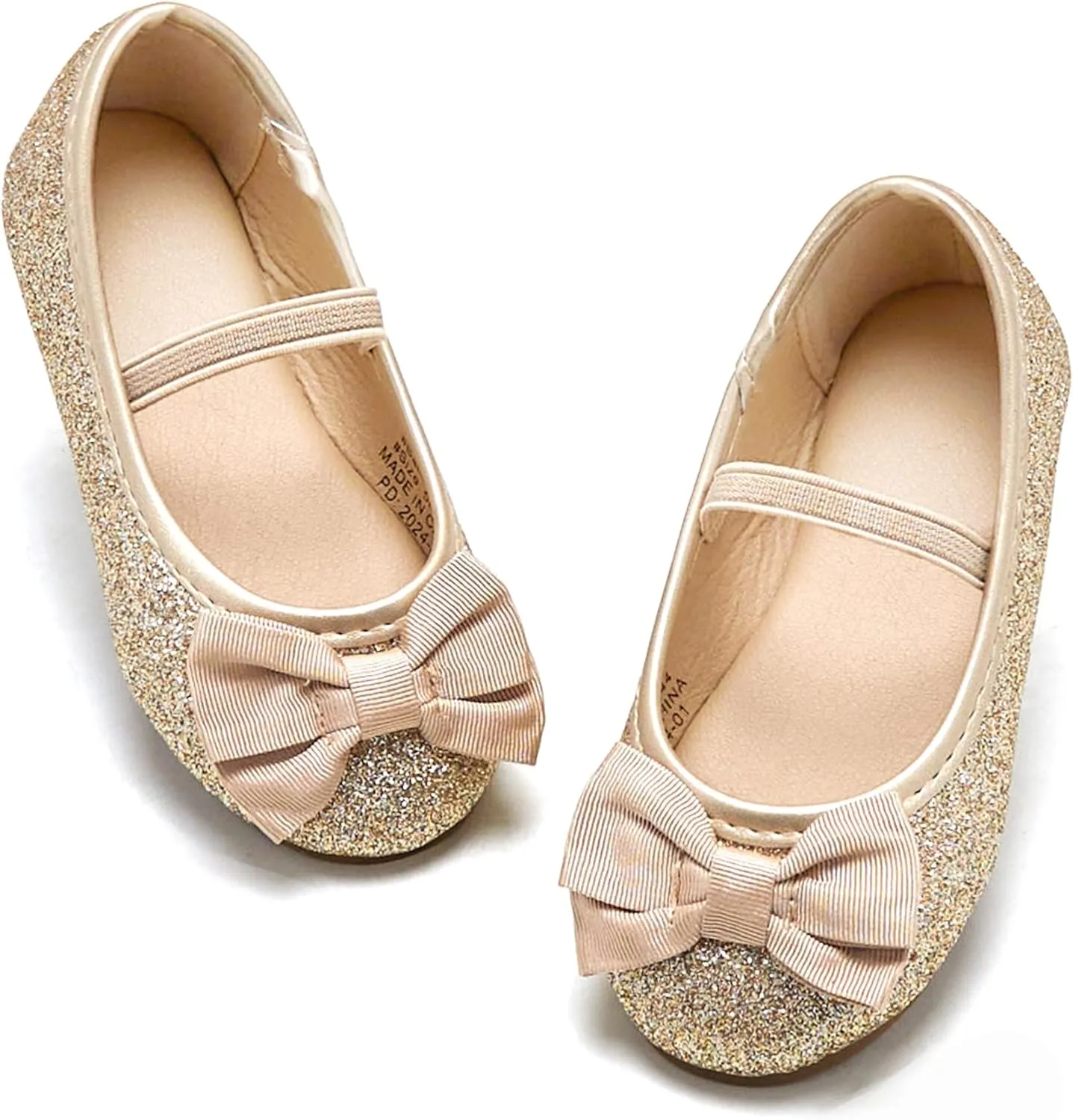 Otter MOMO Toddler/Little Girls Mary Jane Ballerina Flats Shoes Slip-on School Party Dress Shoes