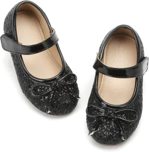 Otter MOMO Toddler/Little Girls Mary Jane Ballerina Flats Shoes Slip-on School Party Dress Shoes